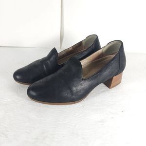 Dansko Women's Preston US6-6,5 EU37 Black Leather Loafers Slip On Pumps Shoes